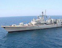 Фрегат «Гетман Сагайдачный» вынудил военные корабли России покинуть территориальные воды Украины