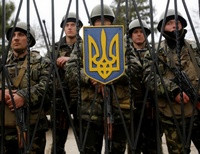 Украинские военные в Крыму