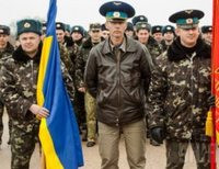 Украинские военные в Крыму