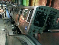 метро Чикаго авария