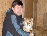 Игорь Кальченко и гепард