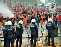 Демонстрация в Брюсселе