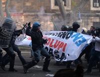 Демонстрация в Риме