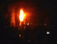 В Мариуполе горел горсовет (видео)