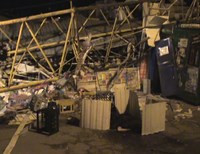 В Харькове произошло обрушение строительного крана. Есть погибшие (фото, видео)