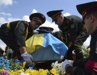 похороны солдат