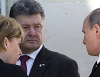 Офис Олланда: Путин и Порошенко пожали друг другу руки