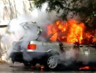 В&nbsp;центре Киева взорвался автомобиль