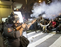 Сан-Паулу разгон протестующих