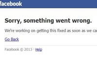 В работе соцсети Facebook произошел масштабный сбой