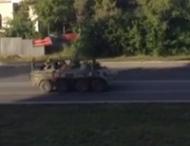 Террористы привезли в Луганск два танка и пять БТР (видео)