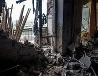 Разрушения на Луганщине