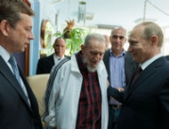 Владимир Путин встретился с Фиделем Кастро