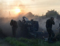В бою под Мариновкой силы АТО уничтожили 3 танка и 2 БТР террористов