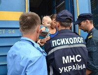 Одесские спасатели оказали помощь временным переселенцам из районов АТО