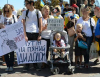 В Одессе прошел массовый антивоенный митинг (фото)