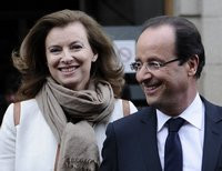 Валери Триервейлер и Франсуа Олланд