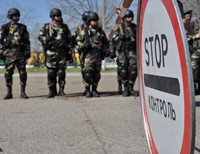 Пограничники сооружают линию разграничения на Донбассе