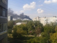  В Донецке из-за обстрела горит завод "Точмаш" (фото, видео)