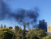 Центр Донецка попал под обстрел