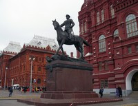 Памятник маршалу Жукову