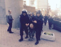 Потасовки под Радой завершились: задержаны 50 митингующих (фото)