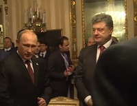 Порошенко проводит двустороннюю встречу с Путиным