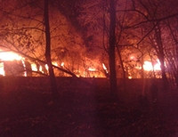 Пожар в Киеве: первую пожарную бригаду не пускали на место возгорания