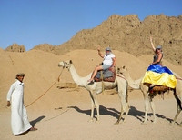 туристы в египте