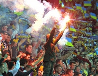За беспорядки во время матча Украина — Македония УЕФА частично дисквалифицировал «Арену Львов»