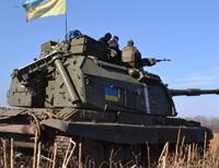 Украинская артиллерия дает отпор провокациям боевиков, обстреливающих военных