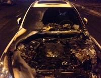 Пресс-секретарю Кличко сожгли машину (фото)