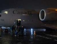 В Украину из Канады прибыл самолет с военной помощью (фото)
