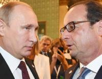 Владимир Путин и Франсуа Олланд