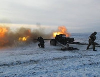В результате успешной операции артиллерии в поселке Еленовка уничтожены значительные силы боевиков