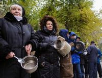 Луганские пенсионеры
