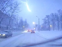 В Одессе во время снегопада прошла… гроза (видео)