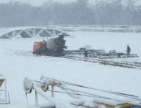 Снегопады блокировали работу портов в четырех областях Украины