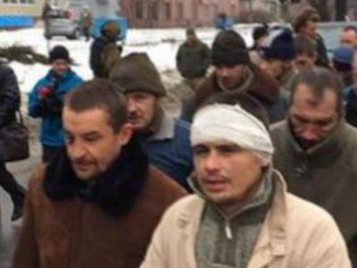 В Донецке боевики провели «марш» пленных бойцов АТО (фото)