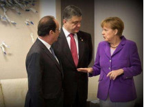 Порошенко, Олланд и Меркель отбросили идею о пересмотре Минских соглашений