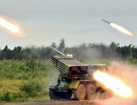 Боевики обстреляли из «Града» два поселка на Донбассе