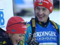 В новом виде программы биатлонного Кубка мира украинцы заняли третье место 