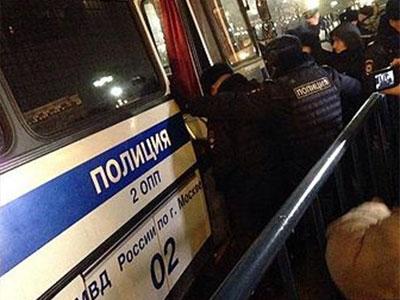 В Москве задержали участников акции в память «Небесной сотни»