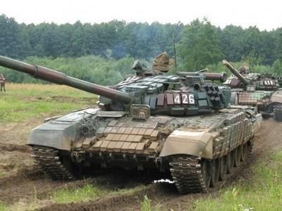 Росссийские танки на Донбассе