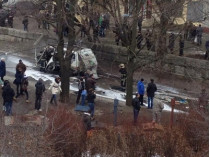 В Харькове взорван автомобиль, принадлежавший командиру добровольческого батальона (видео)