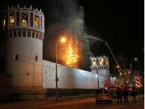Пожар в Новодевичьем монастыре 