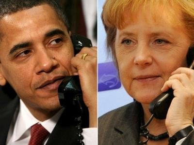 Меркель и Обама