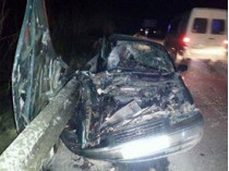 На Львовщине легковушка и автобус столкнулись лоб в лоб: 10 пострадавших