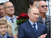 Михалков и Кончаловский с Путиным