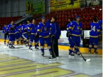 Сборная Украины по хоккею уступила «Гомелю» в первом товарищеском матче 